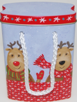 Geschenktasche / shopping bag mit Deckel