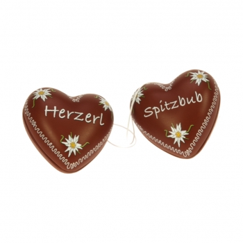 Herzdöschen, 2-tlg. mit Aufhänger